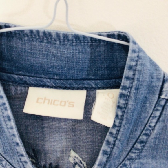 Chicos jacket bird small blue women - Picture 6 of 13